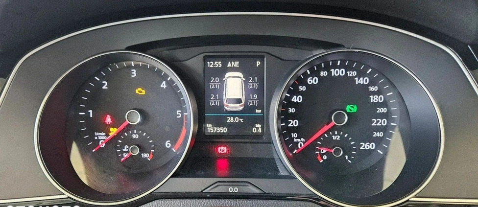 Volkswagen Passat cena 55900 przebieg: 157350, rok produkcji 2016 z Brok małe 631